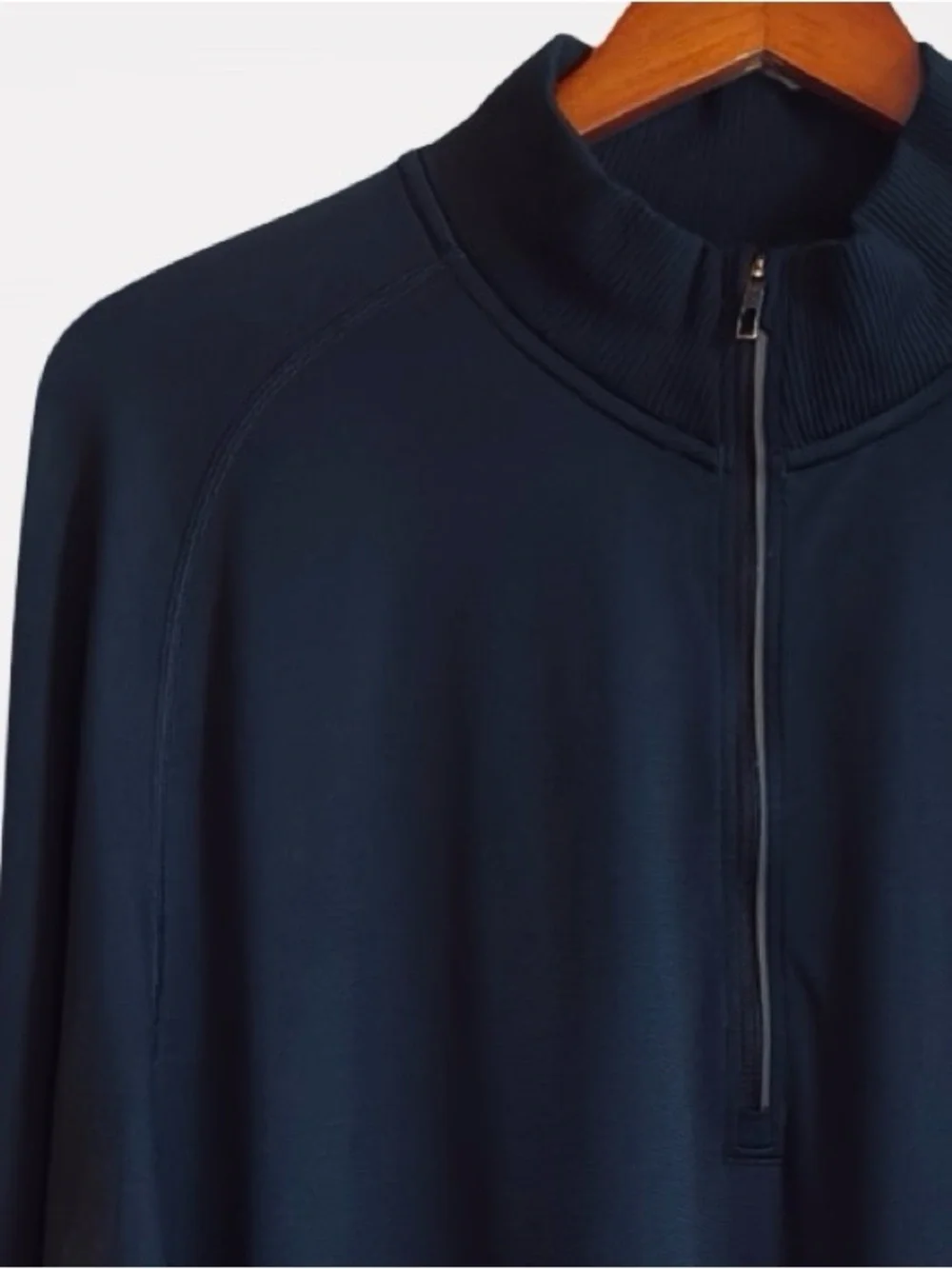 lululemon Men's Navy Blue Metal Vent Tech 1/2 Zip 2.0 Pullover Sweatshirt - XL